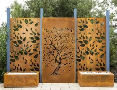 Dekoracyjne metalowe panele ekranowe