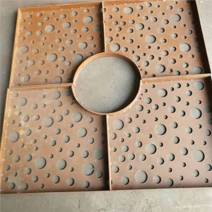 Tree Protection Grate Corten