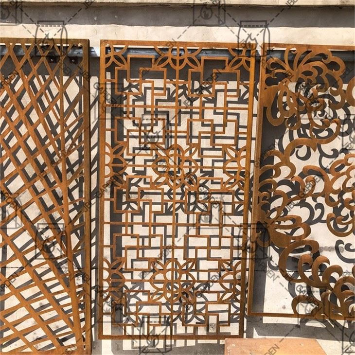 Rustykalny ekran panelu ze stali