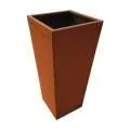Corten Steel True Square Planter