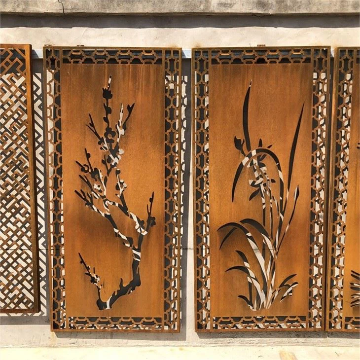 Corten Steel Wall Decor Panel