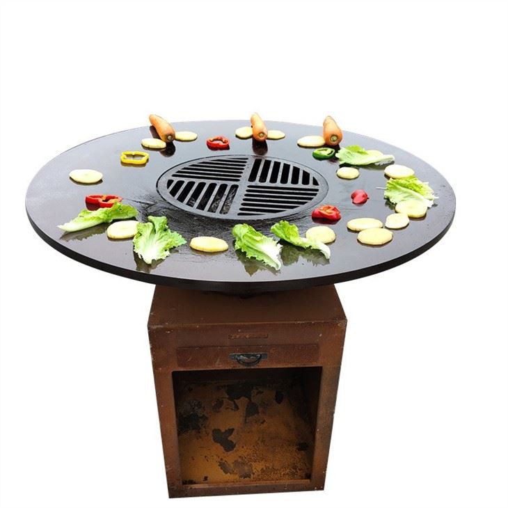 European BBQ Grill Metal Barbecue