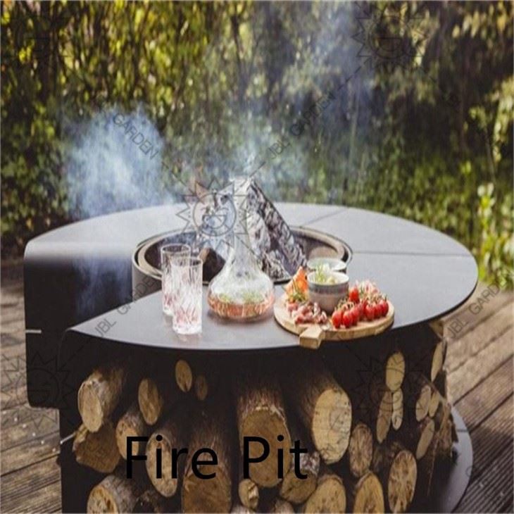 Small Patio Fireplace