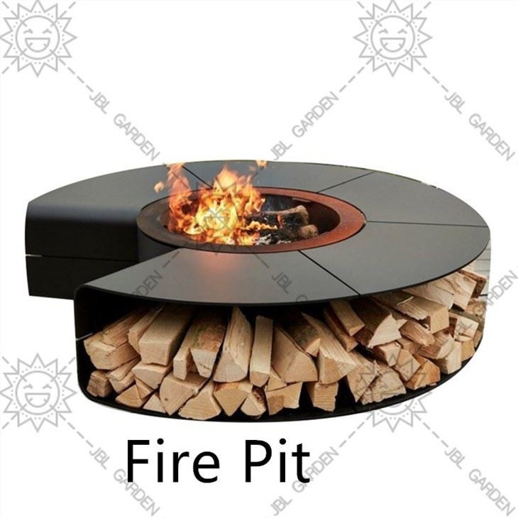 Small Patio Fireplace