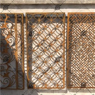 Dekoracyjny metalowy panel ogrodzeniowy ze stali