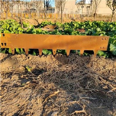 Obrzeża krajobrazowe ze stali Corten