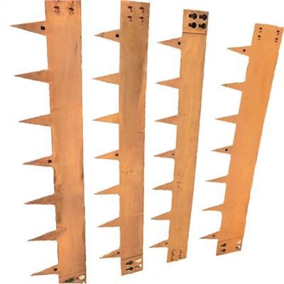 Stalowe obrzeża krajobrazu