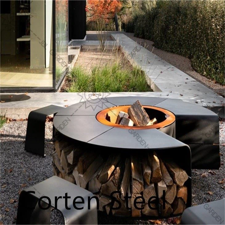 Square Metal Fire Pit