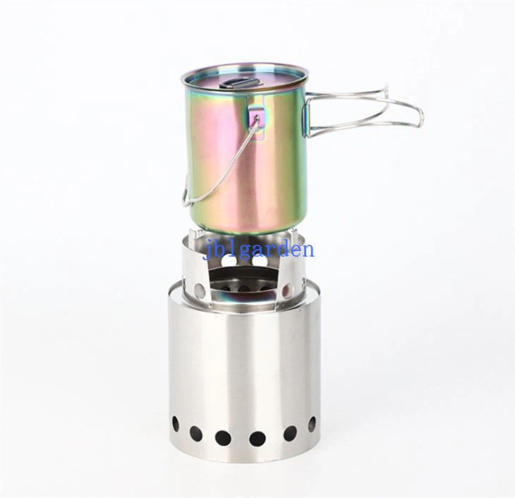 Stainless Steel Smokeless FirePit Stove