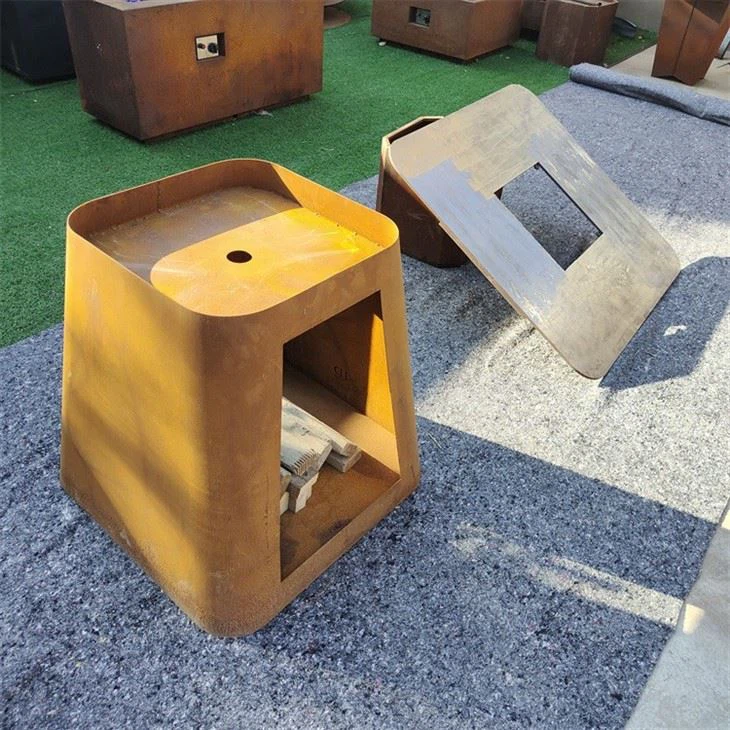 Charcoal Bbq Grill With Wood Storage