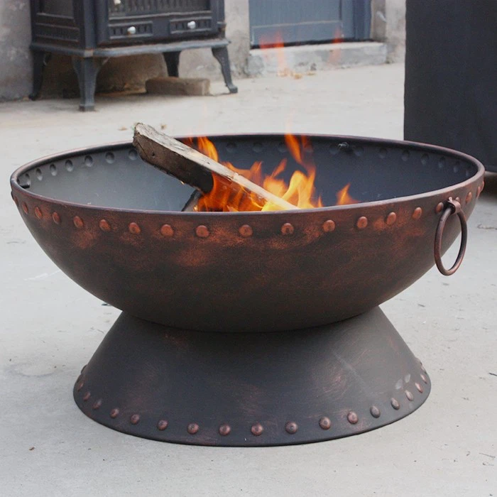 Convenient Steel Wood Fuel Firepit
