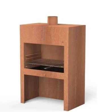 Garden Corten Steel Rusty Fireplace
