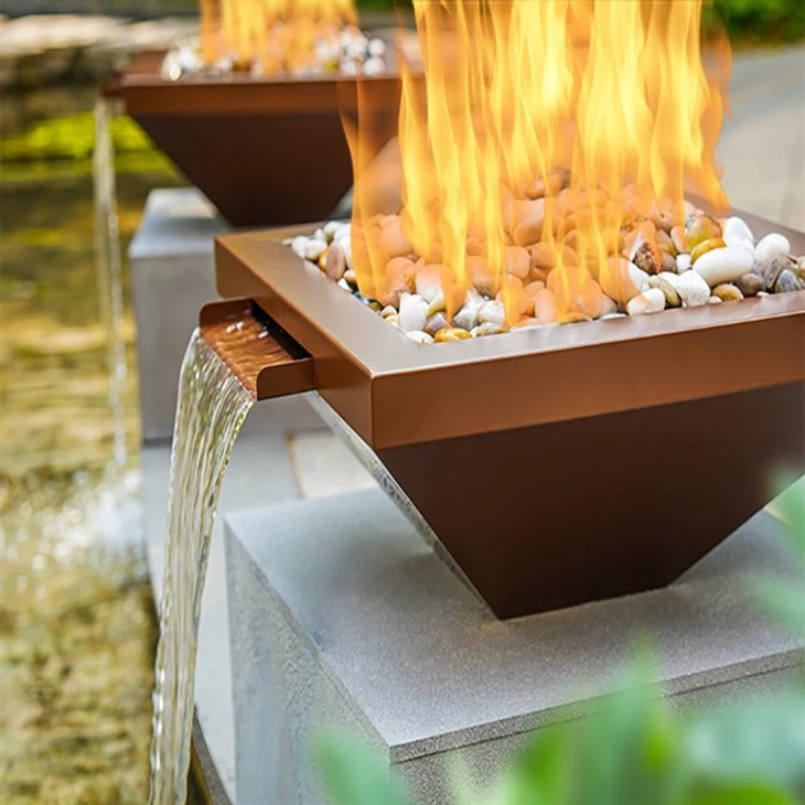 Gas Brazier Water Feature
