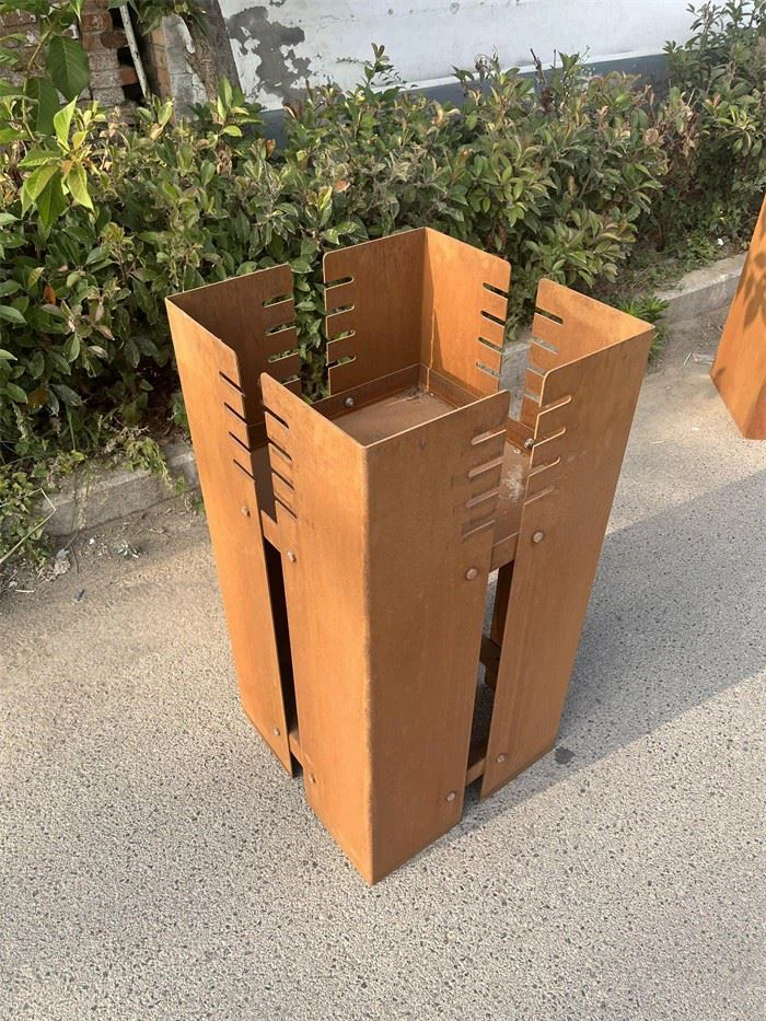 Multi Functional Outdoor Fire Pit Corten BBQ Fire Pit price