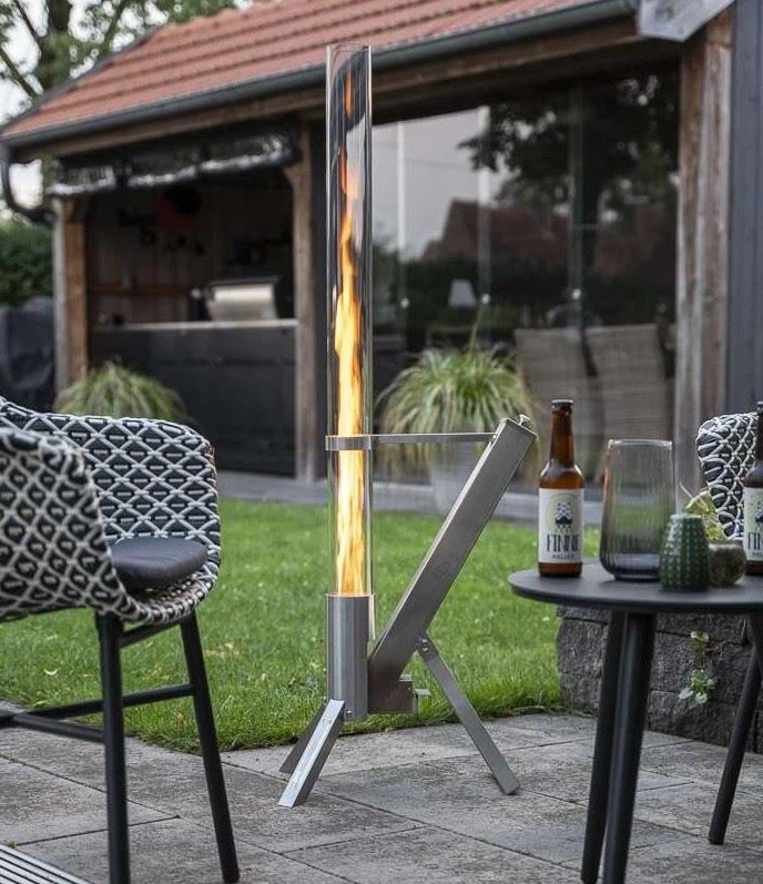 Outdoor Biomass Pellet Heater Fire Pit