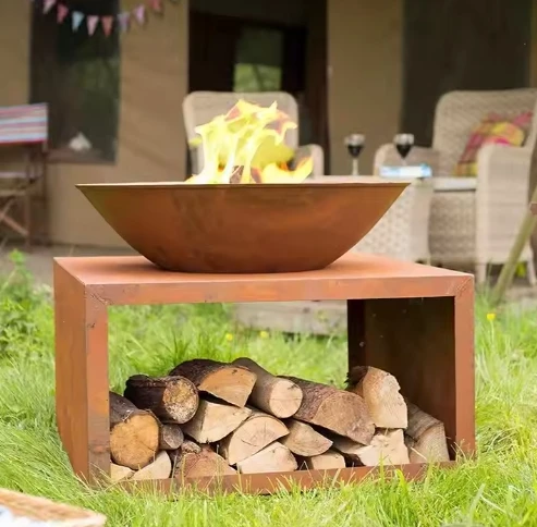 Outdoor Wood Burning Fire Pit