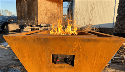 Dekoracyjna misa paleniskowa ze stali Corten