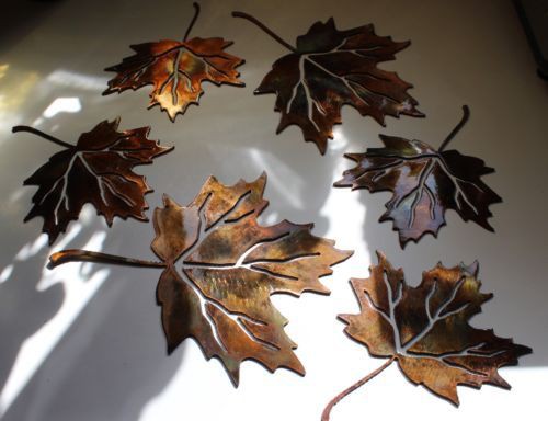 METAL WALL MAPLE LEAVES METAL WALL MAPLE LEAVES