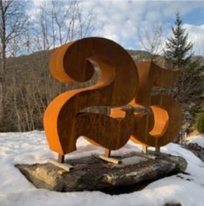 Dekoracje ze stali Corten