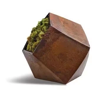 Corten Steel Nieregularne doniczki kwiatowe