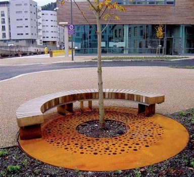 Ruszt z drzewa Corten