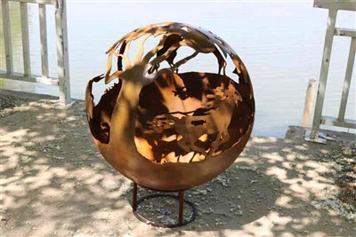 Cięta laserowo kula paleniskowa